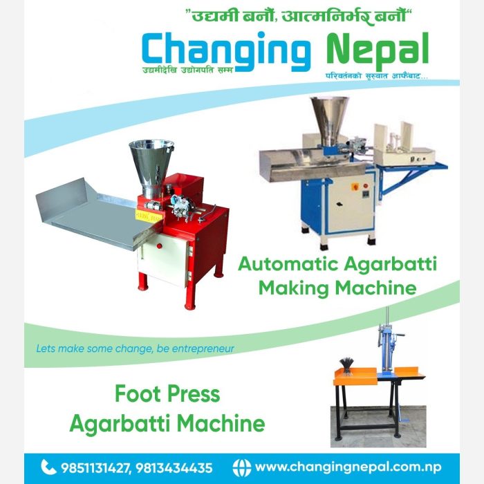 Agarbatti Making Machine Indian Model